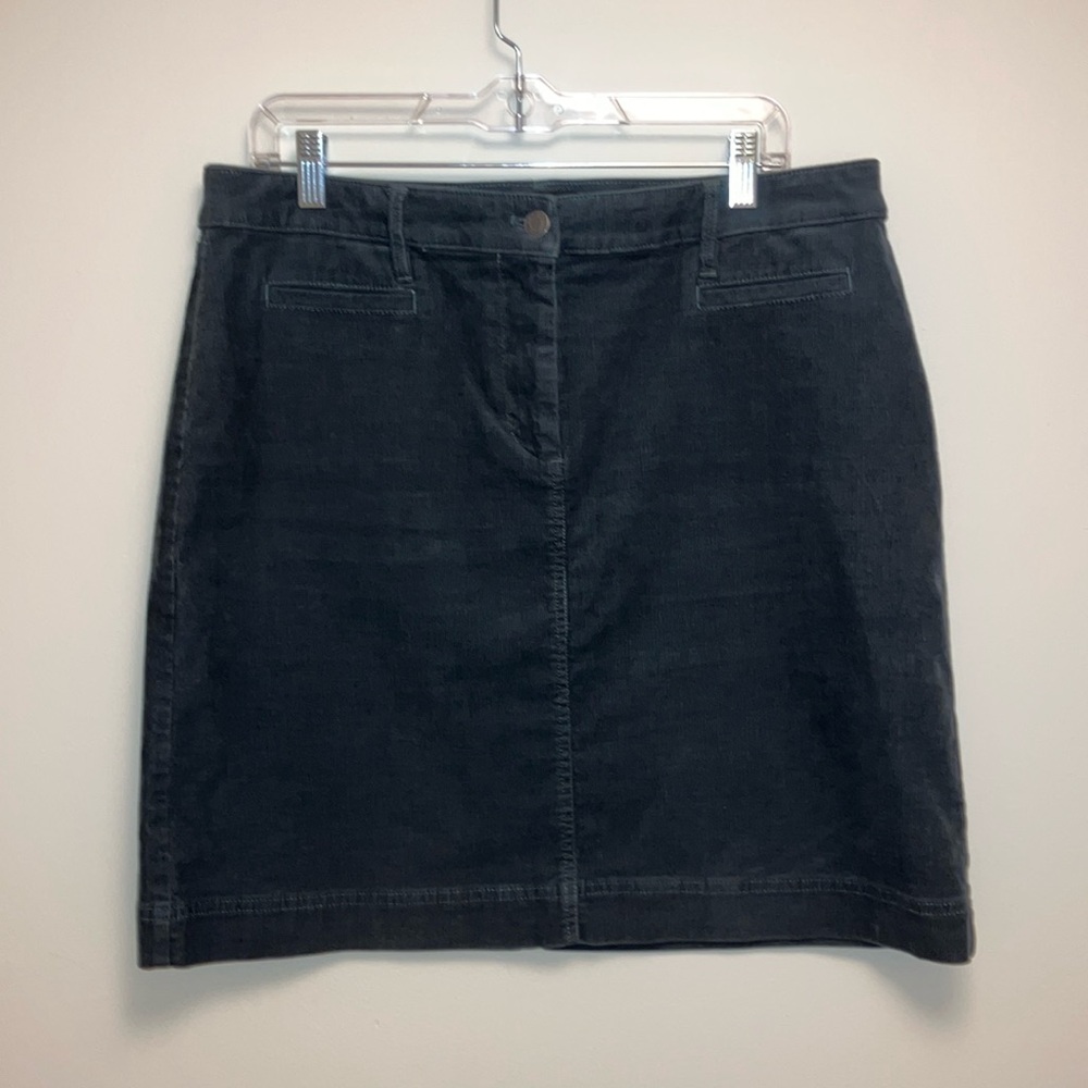 Talbots Gray Corduroy Business Skirt